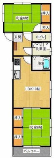 レジデンス・ナンバの間取り画像