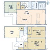牟礼4丁目戸建の間取り画像