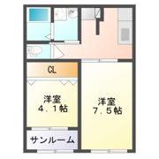 リヴィエールAの間取り画像