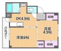 ヴィラナリー上道1号棟の間取り画像