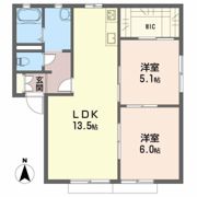 メゾン北野 A棟の間取り画像