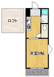 アップルハウス井掘B棟の間取り画像