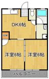 コーポ青山の間取り画像