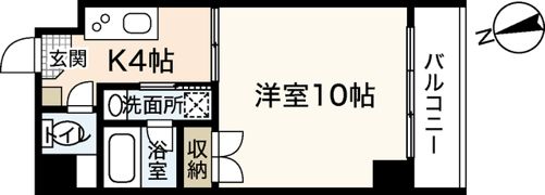 アンソレイユ舟入南の間取り画像