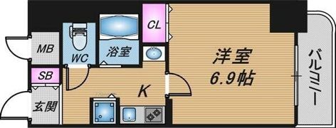 ランドマークシティ同心の間取り画像