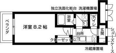 ゼスタレジデンス八雲の間取り画像
