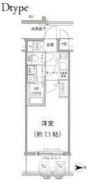 エスリード京橋アミュゼの間取り画像