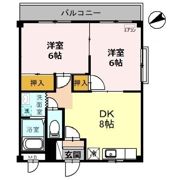 コーポK-1?3-の間取り画像