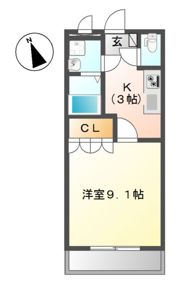 リバーシティ石塚の間取り画像