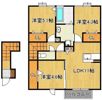 サンヒルズ愛坂 B棟の間取り画像