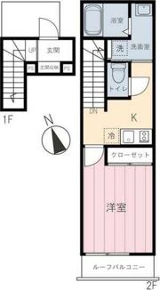 メゾンルミエール横須賀の間取り画像