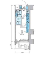 リヴシティ横濱新川町弐番館の間取り画像