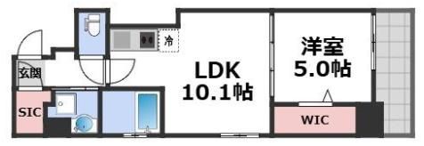 ミラージュパレス本町Departの間取り画像