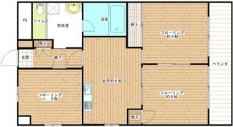 レジデンス奥田の間取り画像