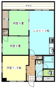 レジデンス奥田の間取り画像