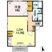 ベルジュネスJ A棟の間取り画像