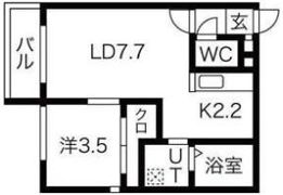 コンフォール恵庭の間取り画像