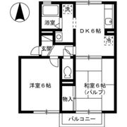 イーストヴィレッジ A棟の間取り画像