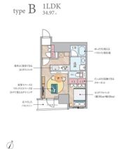 S－RESIDENCE日本橋馬喰町Aereの間取り画像