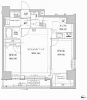 RELUXIA本所吾妻橋Ⅲの間取り画像