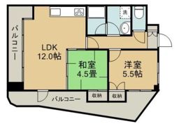 スーブニールシハラの間取り画像