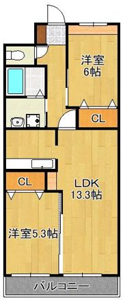 グローリアス行橋IVの間取り画像