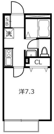 メルベイユの間取り画像