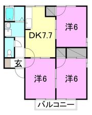 カーサマリエールC棟の間取り画像