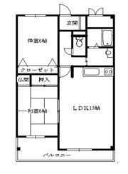 スカイロードの間取り画像
