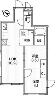 EXAM中目黒Ⅱの間取り画像