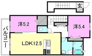 プランドールMIYAの間取り画像