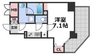 エスライズ本町東の間取り画像