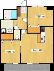 クロノス34田井島IIの間取り画像