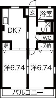 カンテハイムBの間取り画像