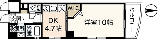 クレール白島の間取り画像