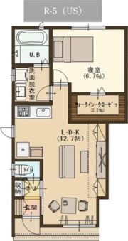 ユーソニアン柏崎・桜木Aの間取り画像