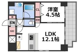 スプランディッド阿倍野の間取り画像