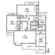 グランドメゾン東豊中WEST壱番館の間取り画像