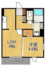 D－ROOM浜町II B棟の間取り画像