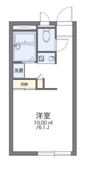 レオパレス府中赤繁の間取り画像