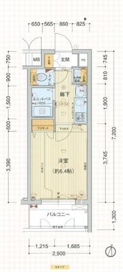 プレサンス淀リーヴァの間取り画像