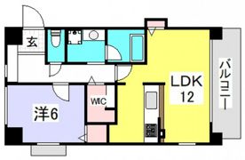 西十日市FLATSの間取り画像