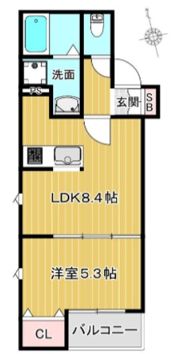 リオグランデ清和園の間取り画像