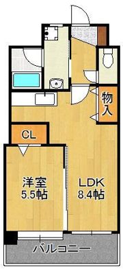 コンプレート富士見の間取り画像