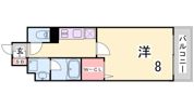 レユシール塚本の間取り画像
