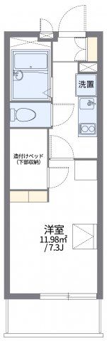 レオパレススピッツⅡの間取り画像