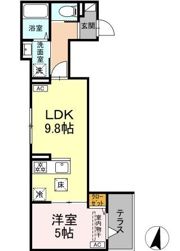 （仮）D-ROOM大島5丁目の間取り画像