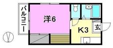 メゾン伏木の間取り画像