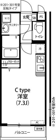 サンローヤルの間取り画像