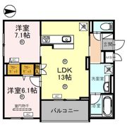 Fortuna江坂の間取り画像